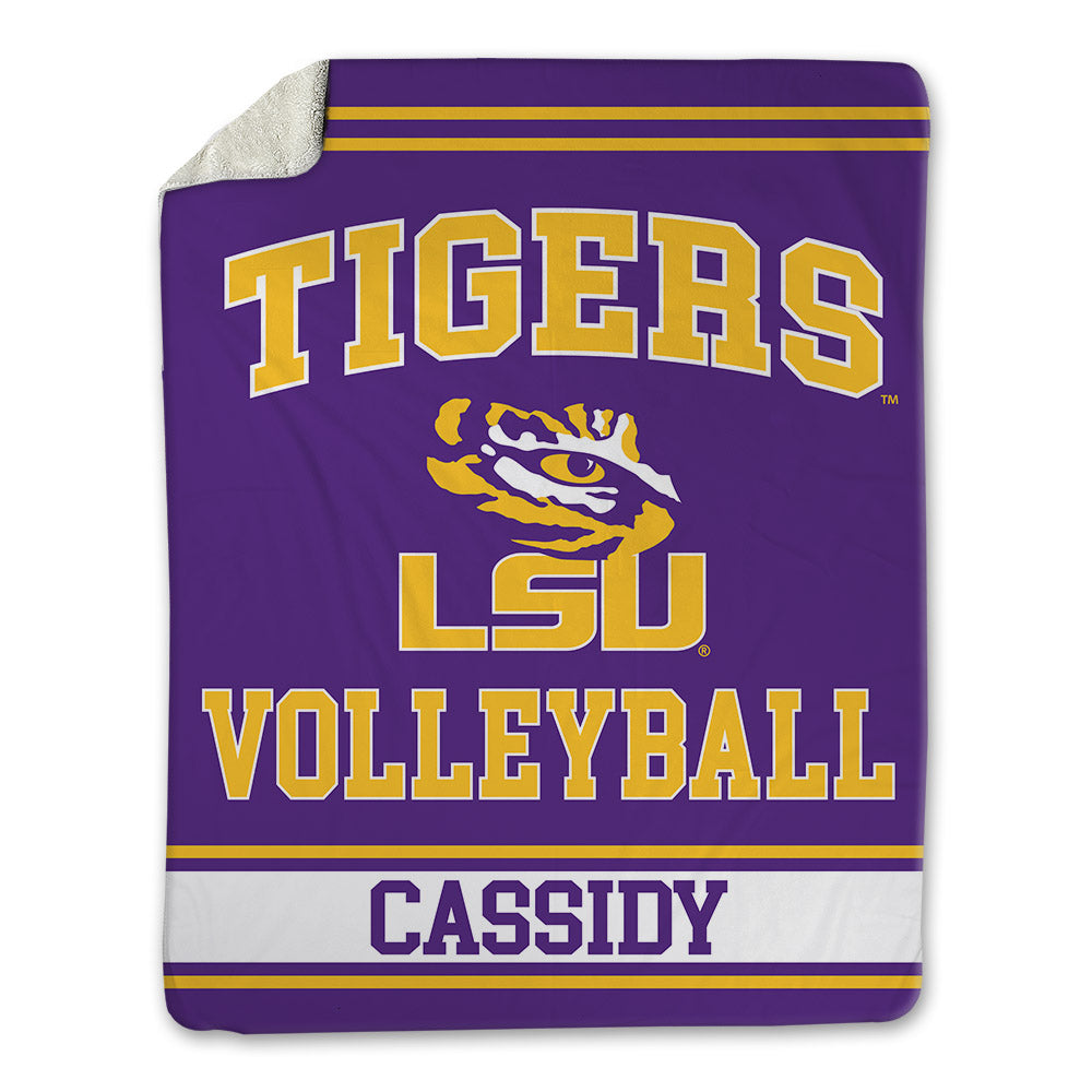 LSU - NCAA Women's Volleyball : Laurel Cassidy - Blanket-0