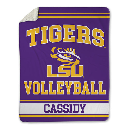 LSU - NCAA Women's Volleyball : Laurel Cassidy - Blanket-0
