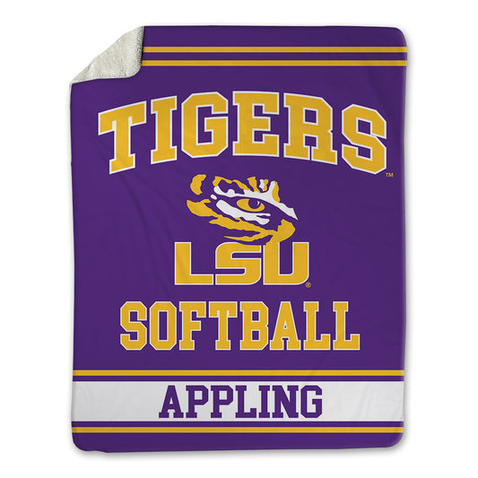 LSU - NCAA Softball : Gradie Appling - Blanket-0