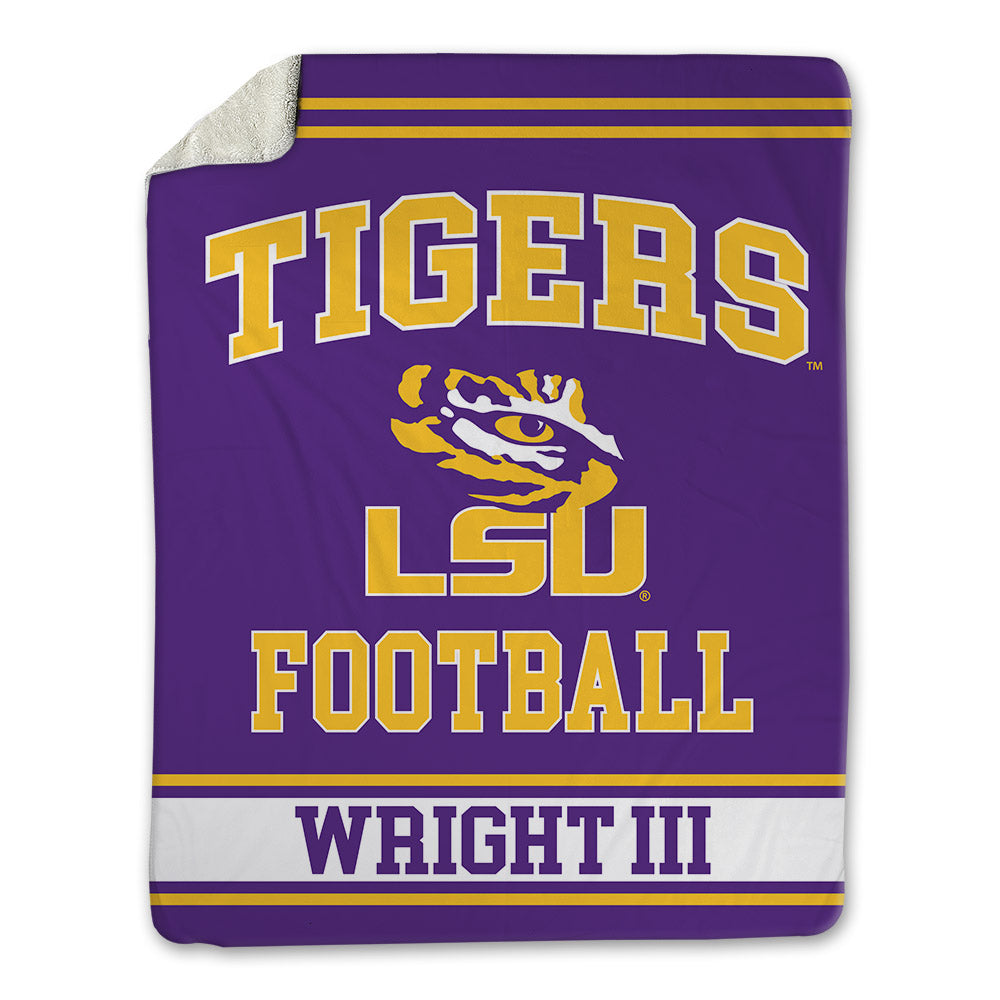 LSU - NCAA Football : Phillip Wright III - Blanket-0
