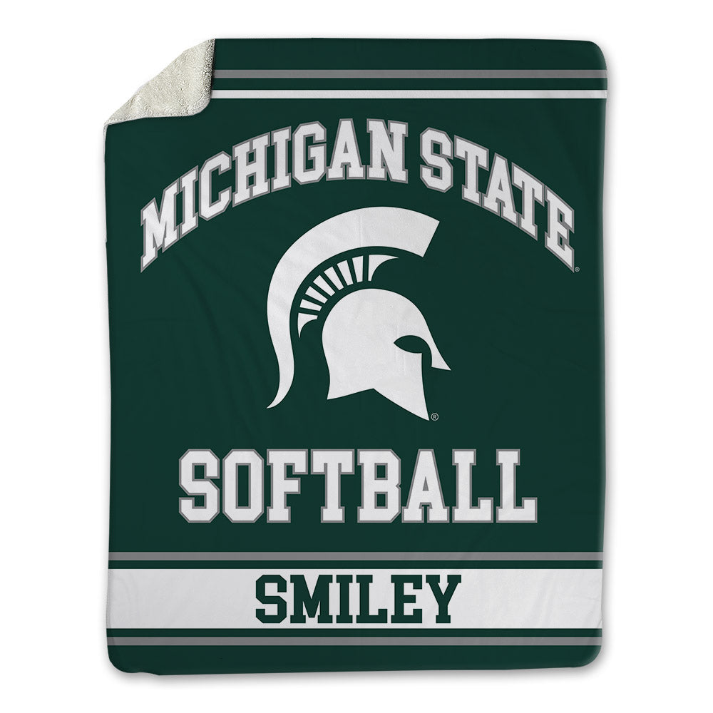 Michigan State - NCAA Softball : Kendall Smiley - Blanket-0