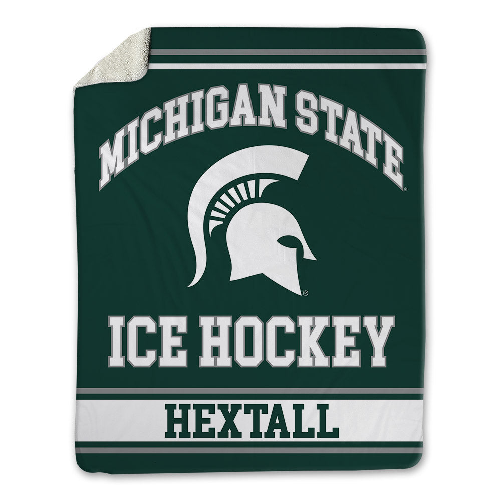 Michigan State - NCAA Men's Ice Hockey : Jack Hextall - Blanket-0
