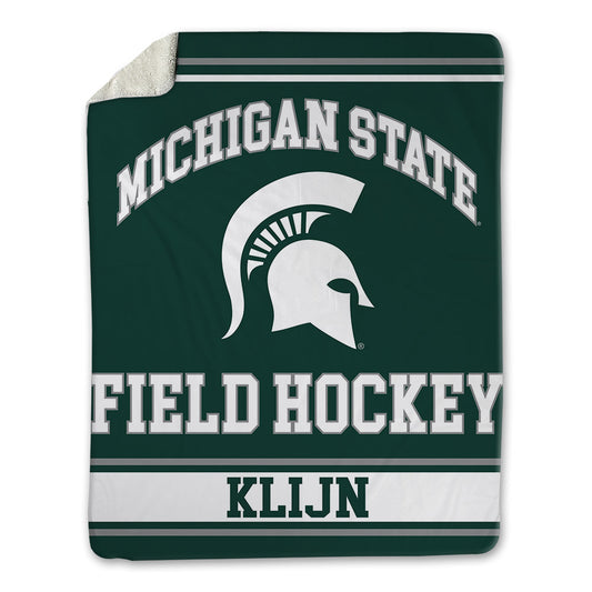 Michigan State - NCAA Women's Field Hockey : Minke Klijn - Blanket-0