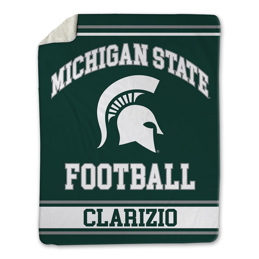 Michigan State - NCAA Football : Jace Clarizio - Blanket-0