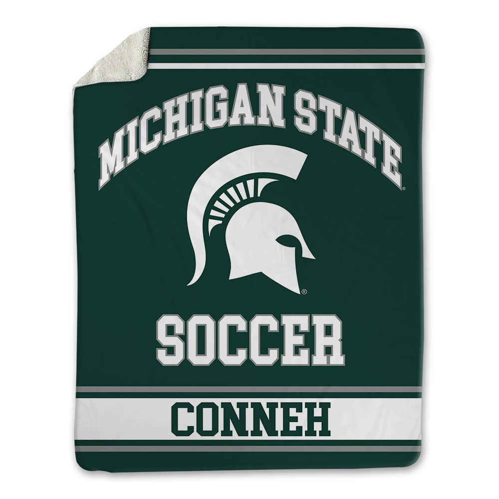 Michigan State - NCAA Men's Soccer : Leo Conneh - Blanket-0