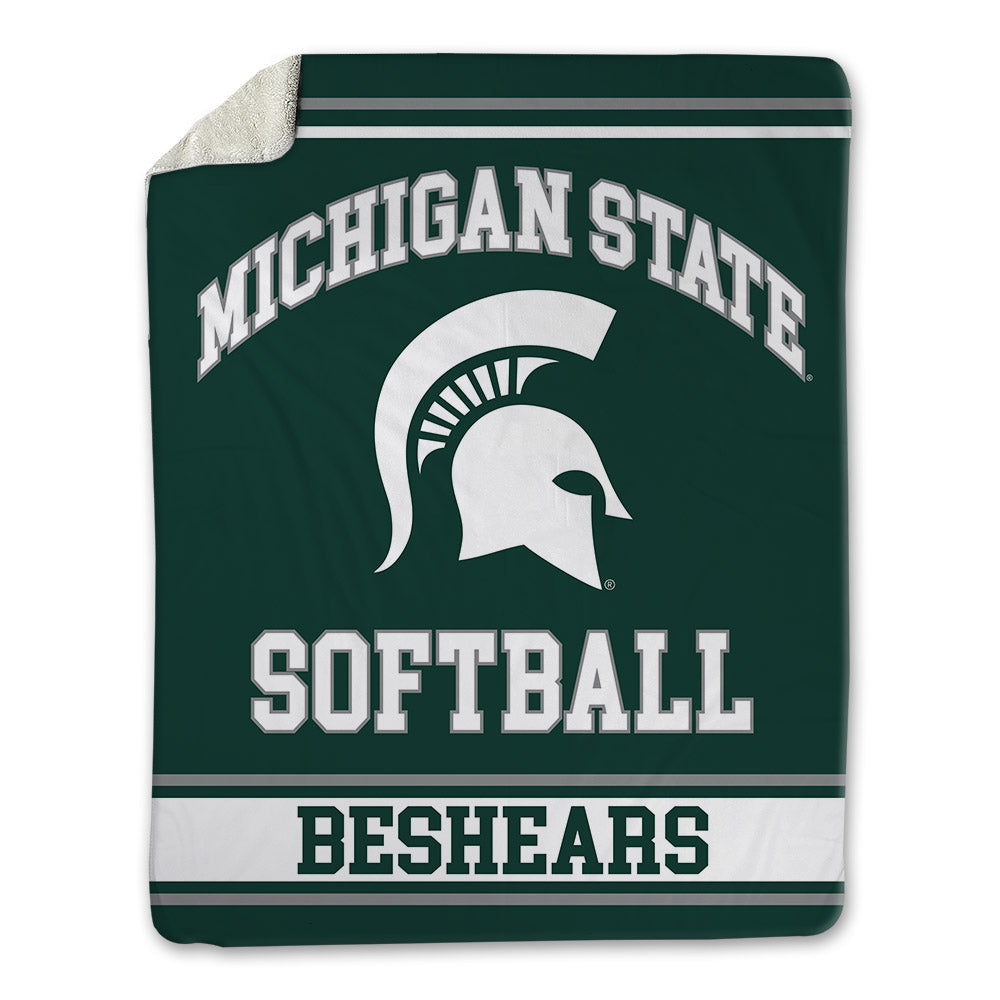 Michigan State - NCAA Softball : Britain Beshears - Blanket-0