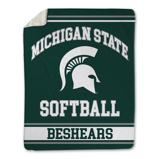 Michigan State - NCAA Softball : Britain Beshears - Blanket-0