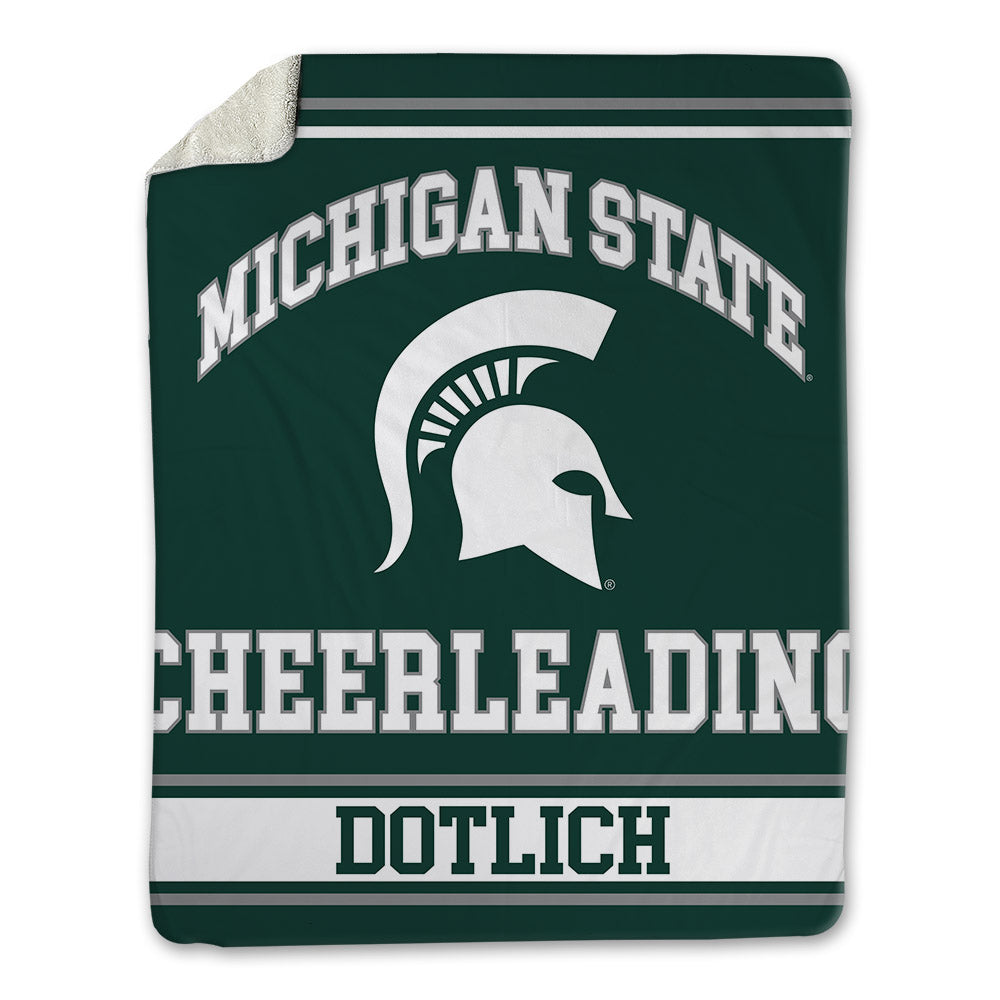 Michigan State - NCAA Cheerleading : Milan Dotlich - Blanket-0