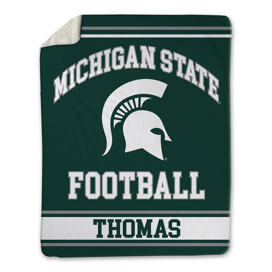 Michigan State - NCAA Football : Brayden Thomas - Blanket-0