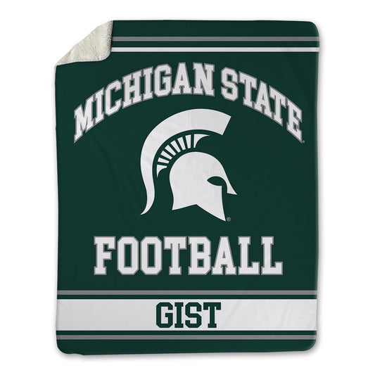 Michigan State - NCAA Football : Zion Gist - Blanket-0