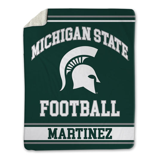 Michigan State - NCAA Football : Nikai Martinez - Blanket-0