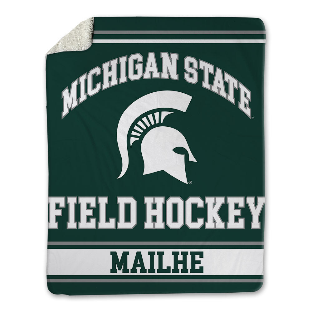 Michigan State - NCAA Women's Field Hockey : Serena Mailhe - Blanket-0