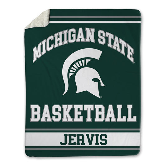 Michigan State - NCAA Men's Basketball : Jasiah Jervis - Blanket-0