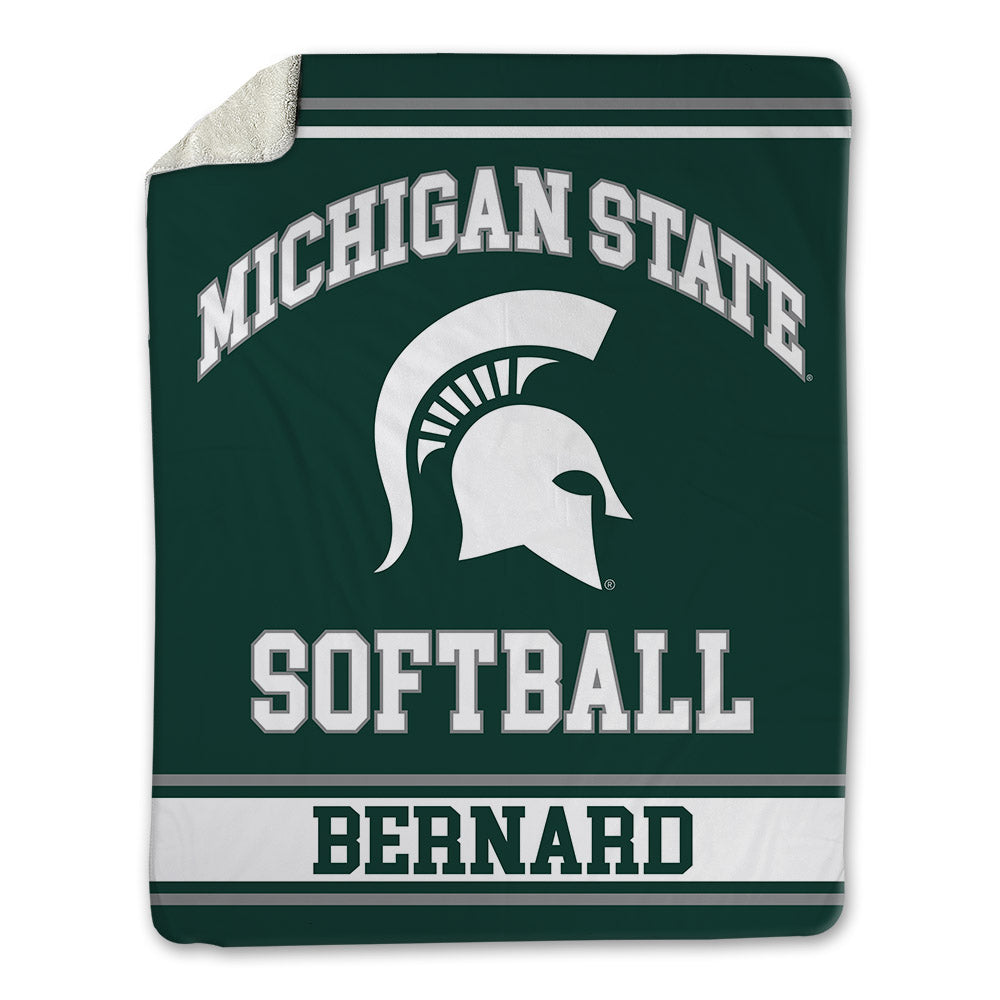 Michigan State - NCAA Softball : Zoie Bernard - Blanket-0
