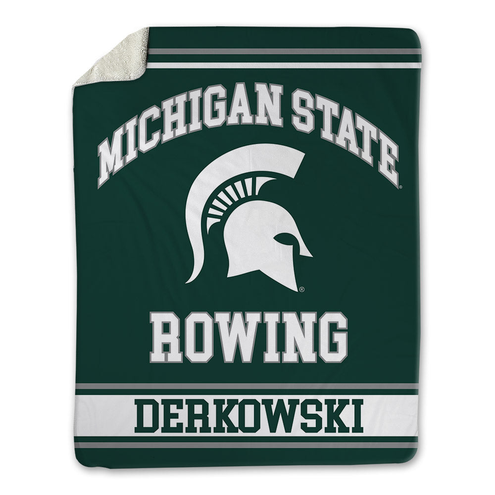 Michigan State - NCAA Women's Rowing : Isabelle Derkowski - Blanket-0