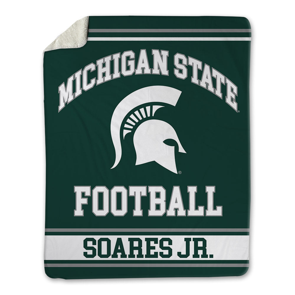 Michigan State - NCAA Football : Kenny Soares Jr. - Blanket-0