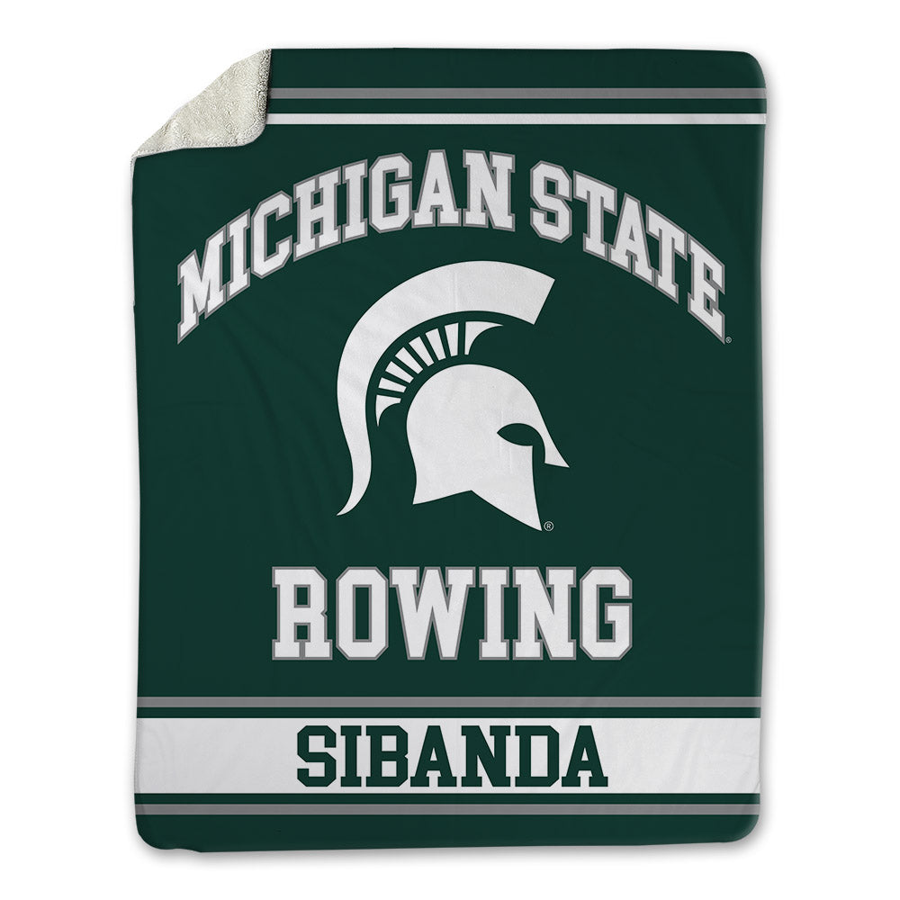 Michigan State - NCAA Women's Rowing : Genevieve Sibanda - Blanket-0