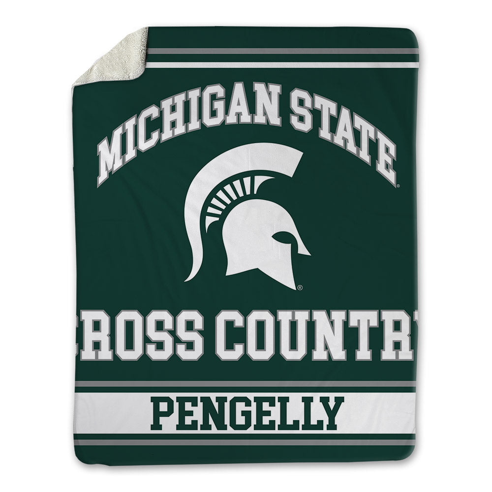 Michigan State - NCAA Men's Cross Country : Aiden Pengelly - Blanket-0