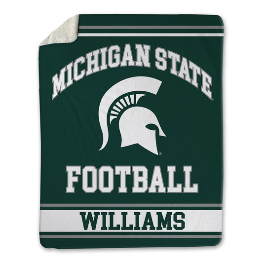 Michigan State - NCAA Football : Kenneth Williams - Blanket-0