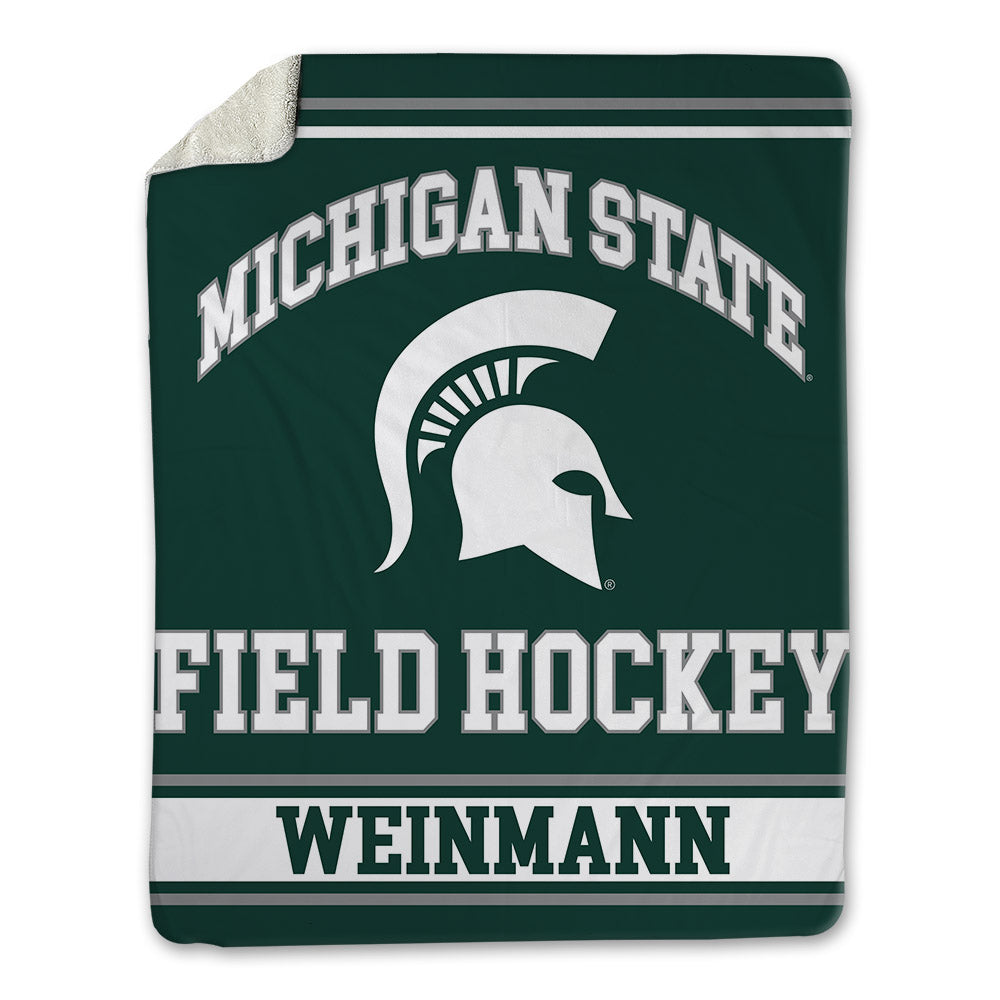Michigan State - NCAA Women's Field Hockey : Aiden Weinmann - Blanket-0