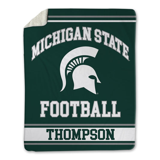 Michigan State - NCAA Football : Keahnist Thompson - Blanket-0
