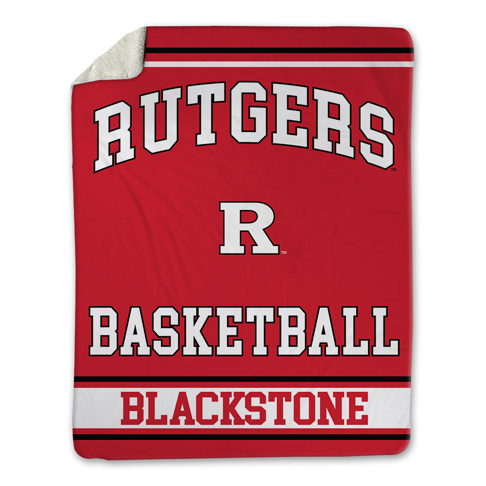 Rutgers - NCAA Women's Basketball : Faith Blackstone - Blanket-0