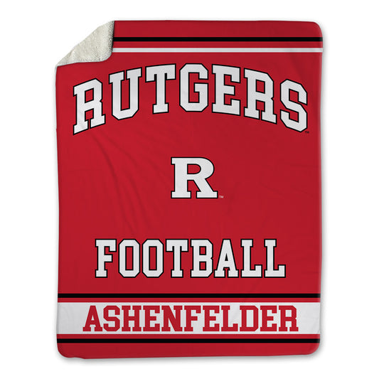 Rutgers - NCAA Football : Sean Ashenfelder - Blanket-0