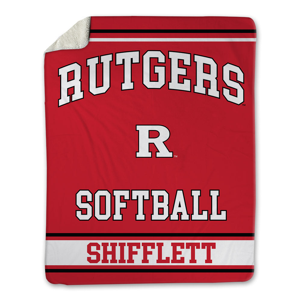 Rutgers - NCAA Softball : Brooke Shifflett - Blanket-0