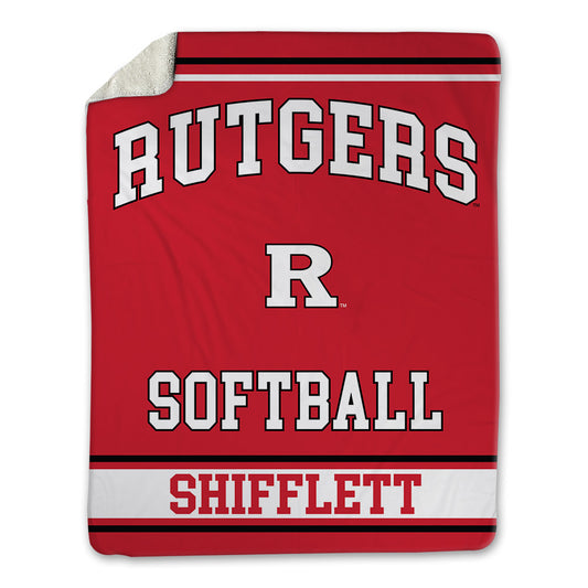 Rutgers - NCAA Softball : Brooke Shifflett - Blanket-0