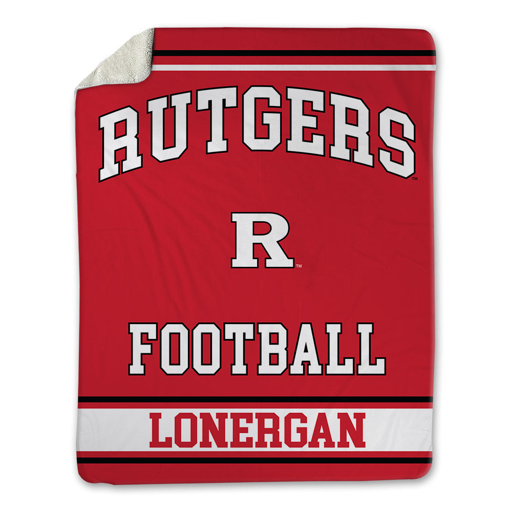 Rutgers - NCAA Football : Dylan Lonergan - Blanket-0