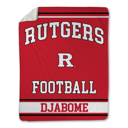 Rutgers - NCAA Football : Dariel Djabome - Blanket-0