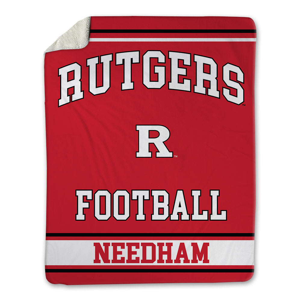 Rutgers - NCAA Football : Tyler Needham - Blanket-0