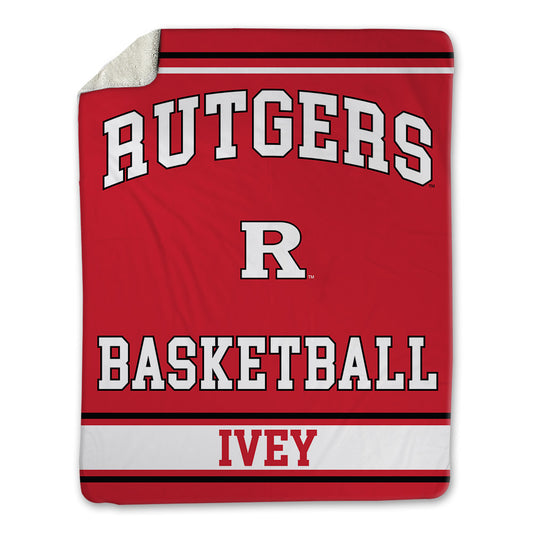 Rutgers - NCAA Women's Basketball : Kaylah Ivey - Blanket-0