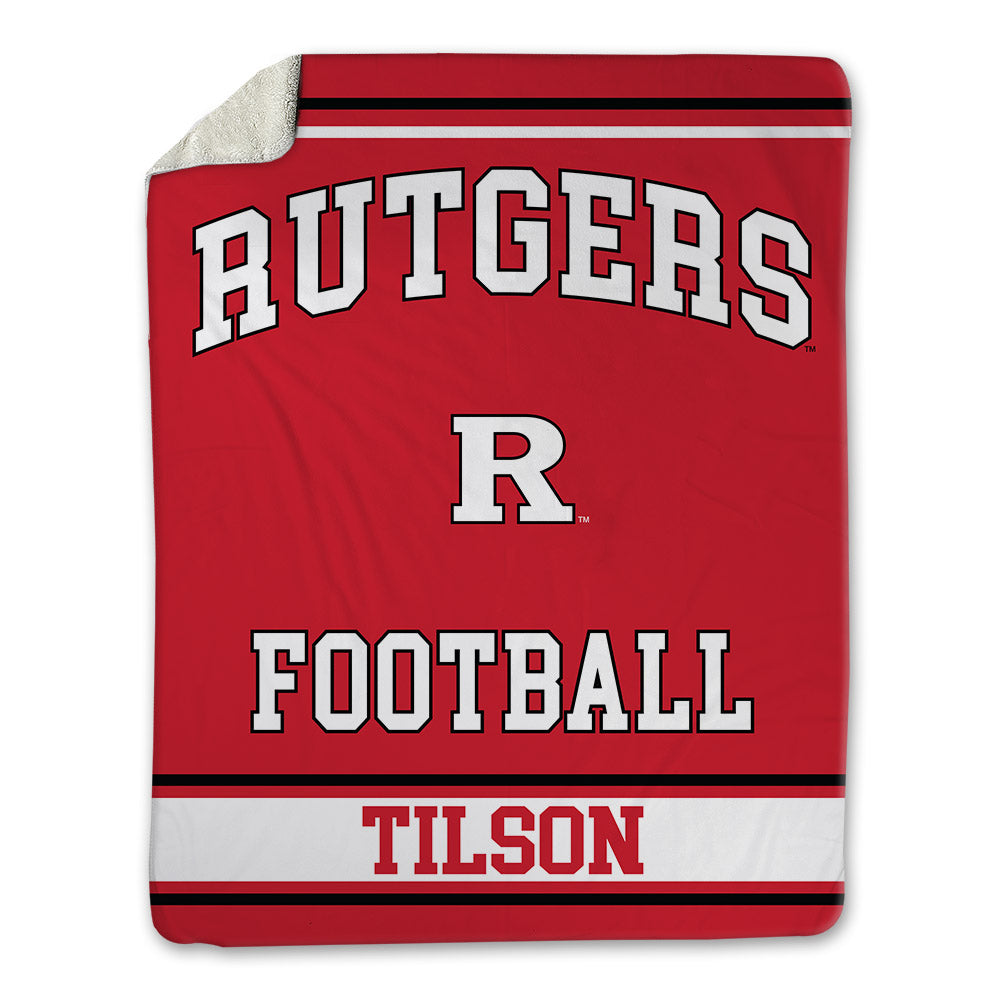 Rutgers - NCAA Football : Messiah Tilson - Blanket-0