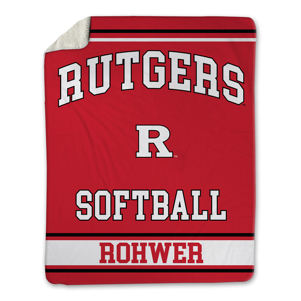 Rutgers - NCAA Softball : Sam Rohwer - Blanket-0