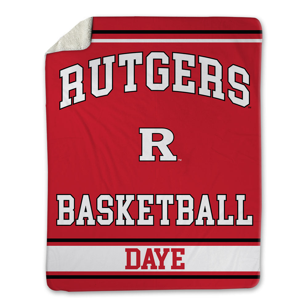 Rutgers - NCAA Women's Basketball : Tara Daye - Blanket-0