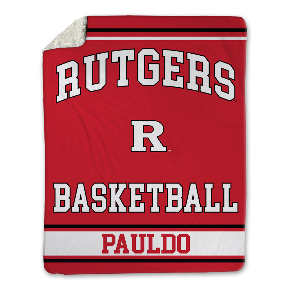 Rutgers - NCAA Women's Basketball : Mya Pauldo - Blanket-0