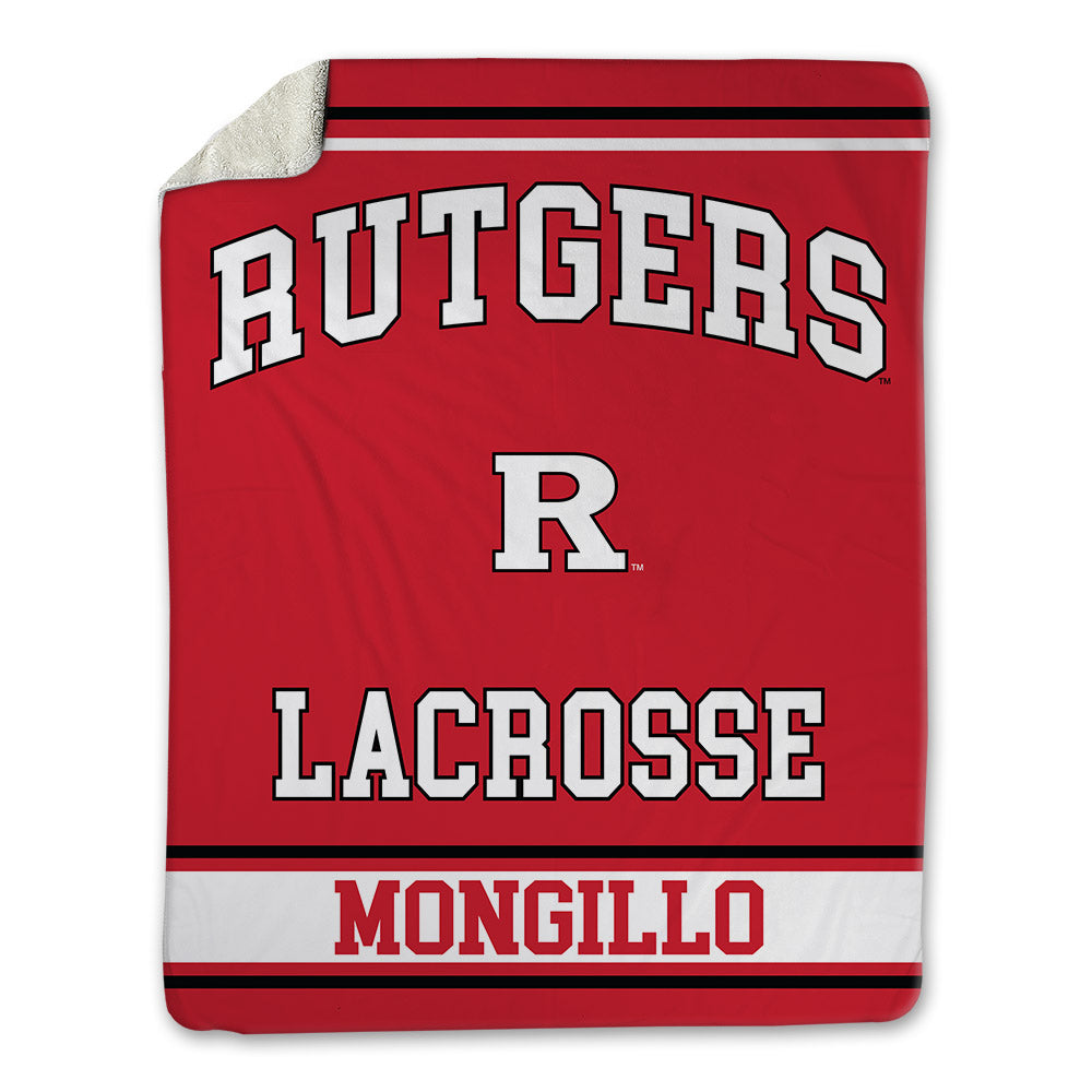Rutgers - NCAA Men's Lacrosse : Kasey Mongillo - Blanket-0