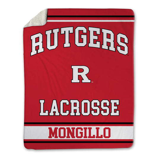 Rutgers - NCAA Men's Lacrosse : Kasey Mongillo - Blanket-0