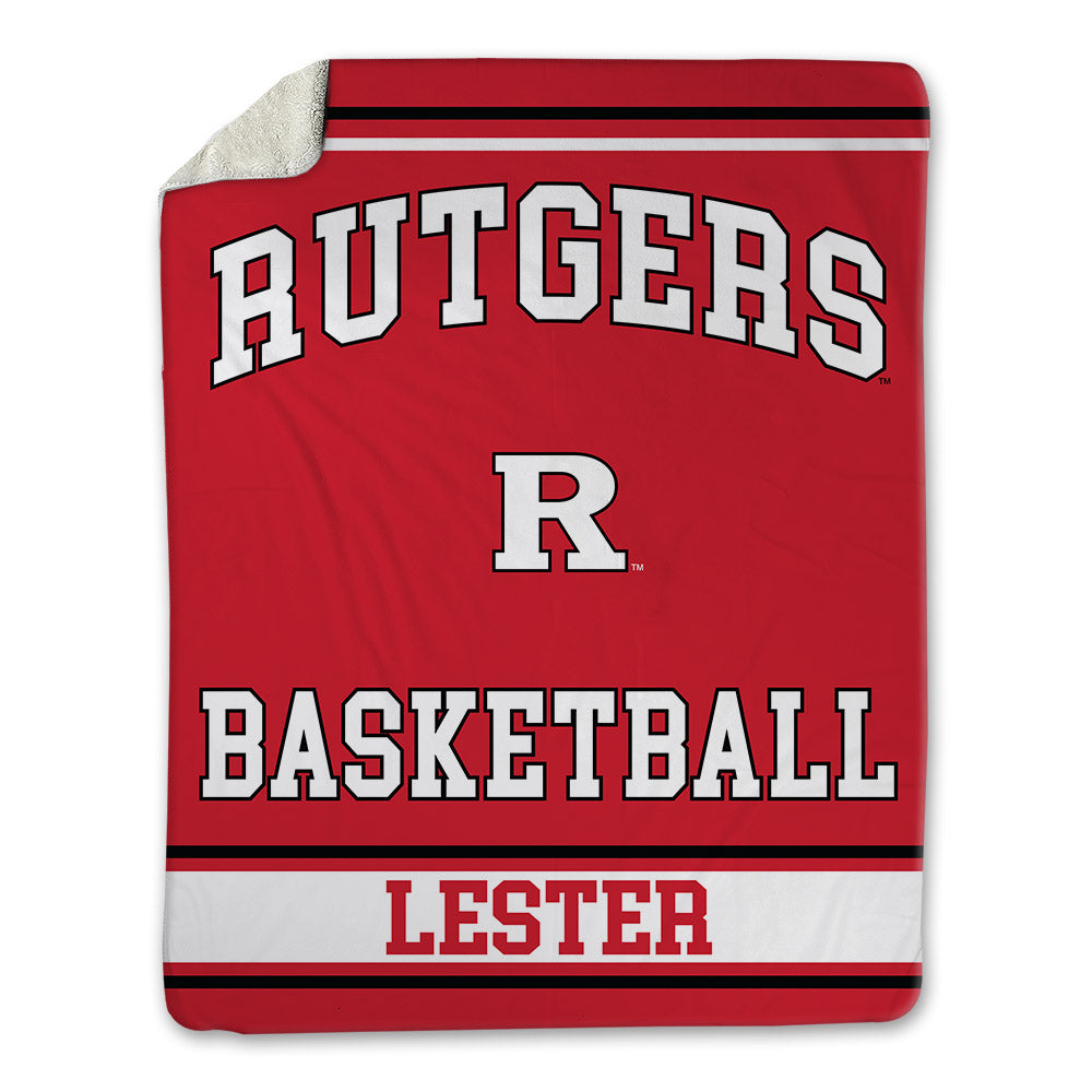 Rutgers - NCAA Women's Basketball : Imani Lester - Blanket-0