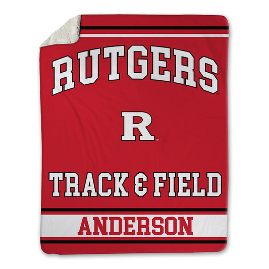 Rutgers - NCAA Men's Track & Field : Donavan Anderson - Blanket-0