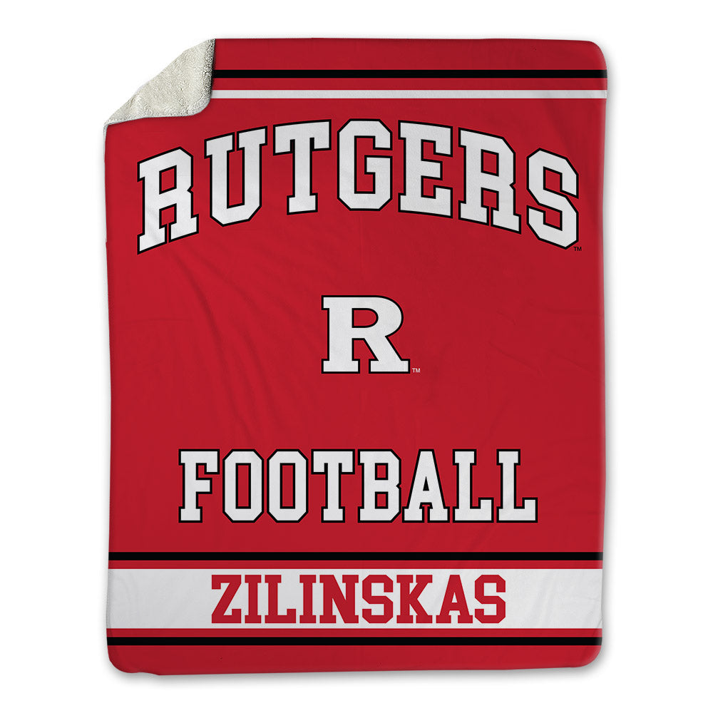 Rutgers - NCAA Football : Hank Zilinskas - Blanket-0