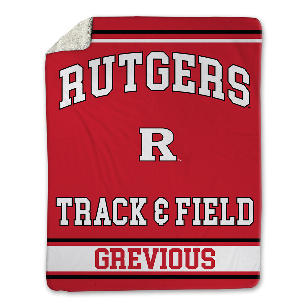 Rutgers - NCAA Men's Track & Field : Jayden Grevious - Blanket-0