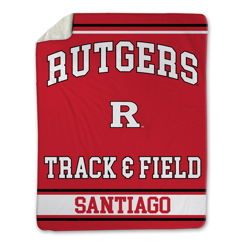 Rutgers - NCAA Men's Track & Field : Jaylin Santiago - Blanket-0