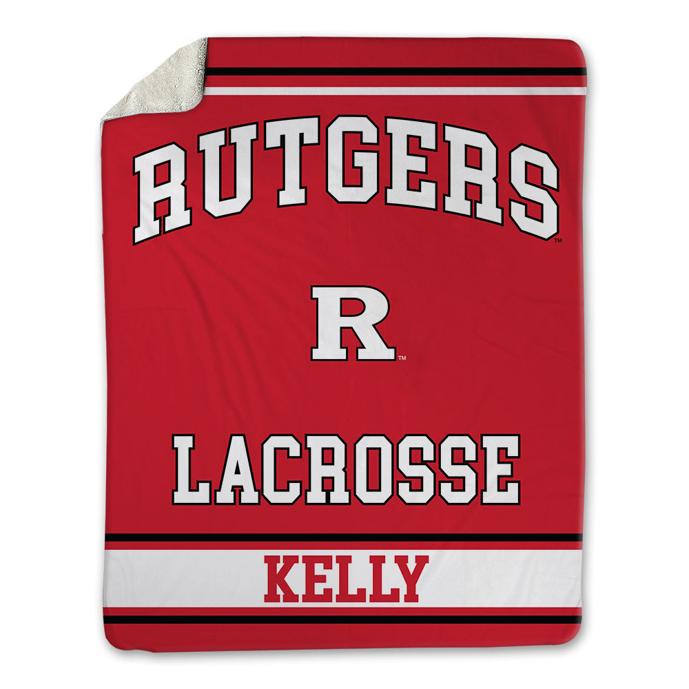 Rutgers - NCAA Men's Lacrosse : Mason Kelly - Blanket-0