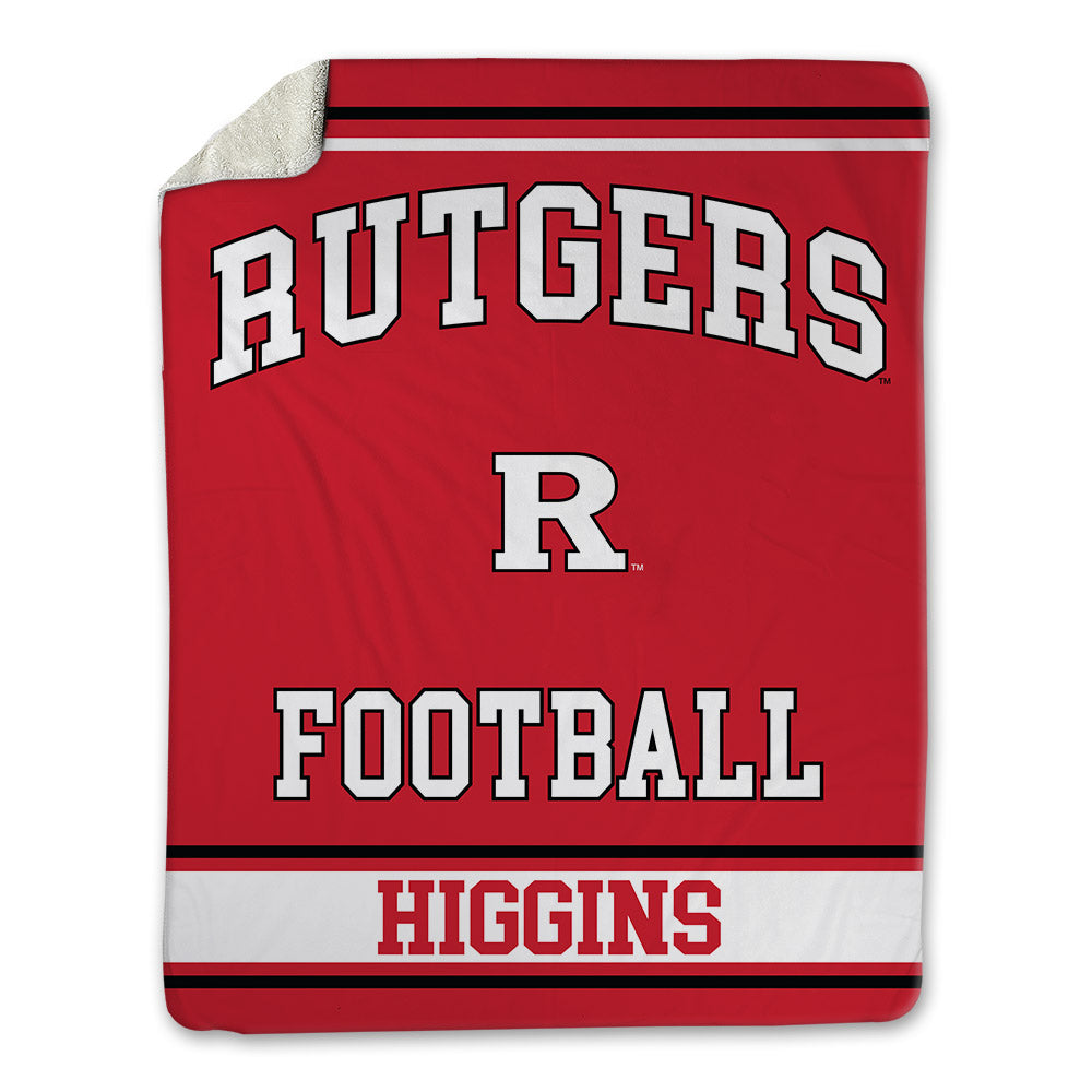 Rutgers - NCAA Football : Michael Higgins - Blanket-0
