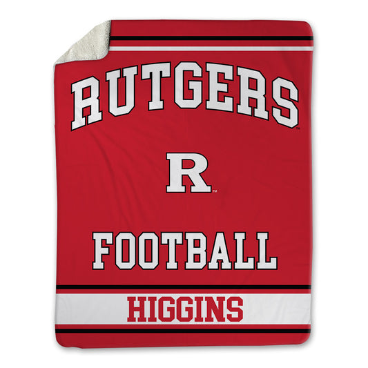 Rutgers - NCAA Football : Michael Higgins - Blanket-0