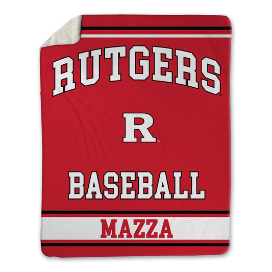 Rutgers - NCAA Baseball : Joe Mazza - Blanket-0