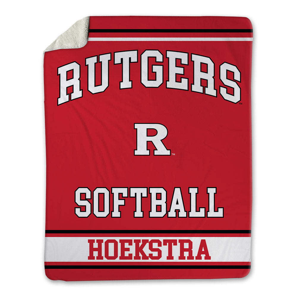 Rutgers - NCAA Softball : Kelsey Hoekstra - Blanket-0