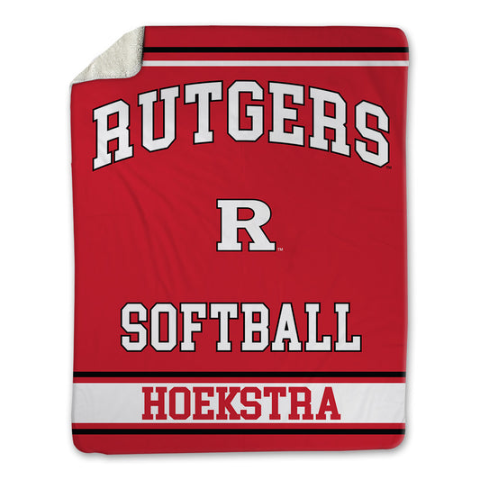 Rutgers - NCAA Softball : Kelsey Hoekstra - Blanket-0